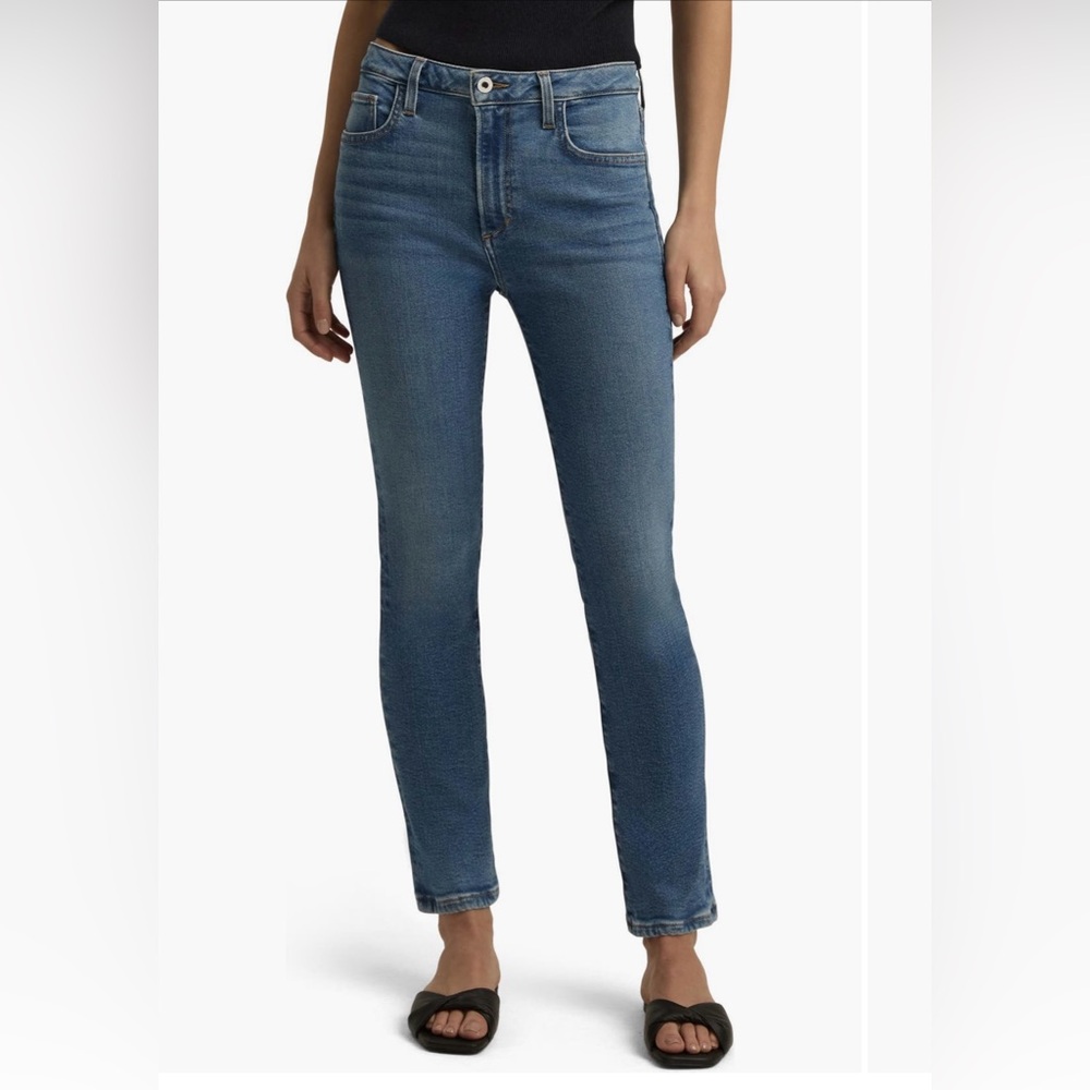 Favorite Daughter Blue Straight Leg Jeans